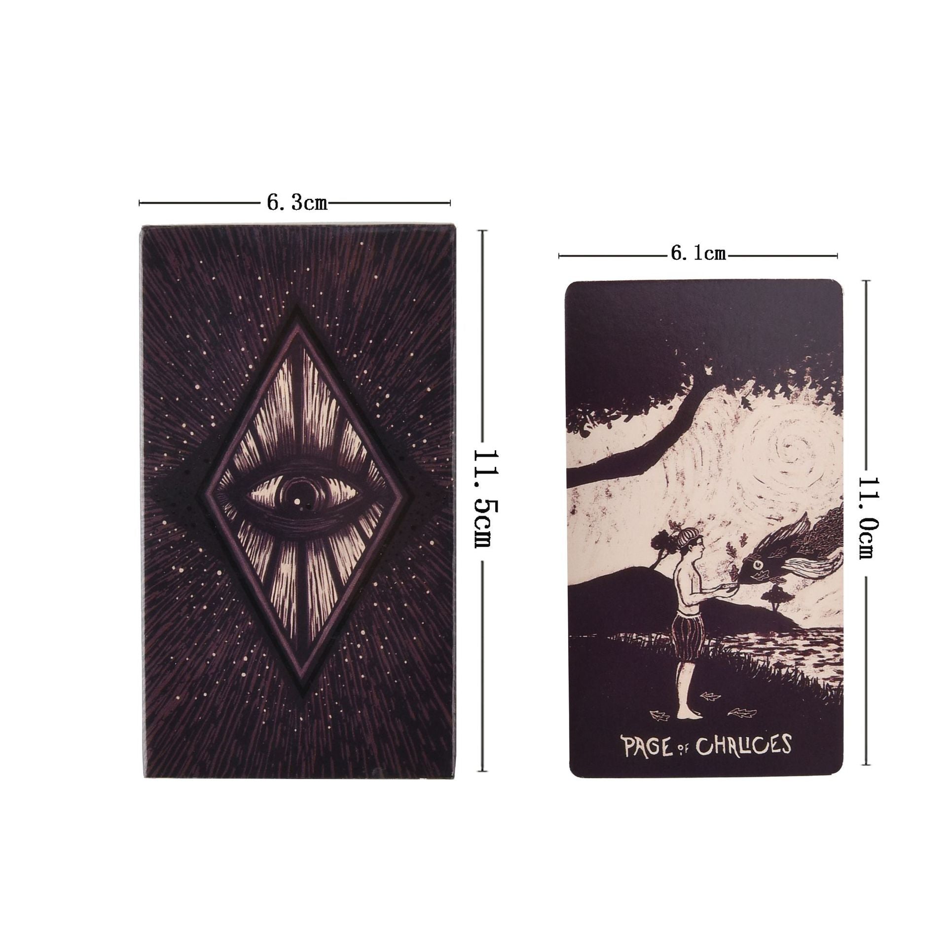Black and White Light Visions Tarot Cards Set