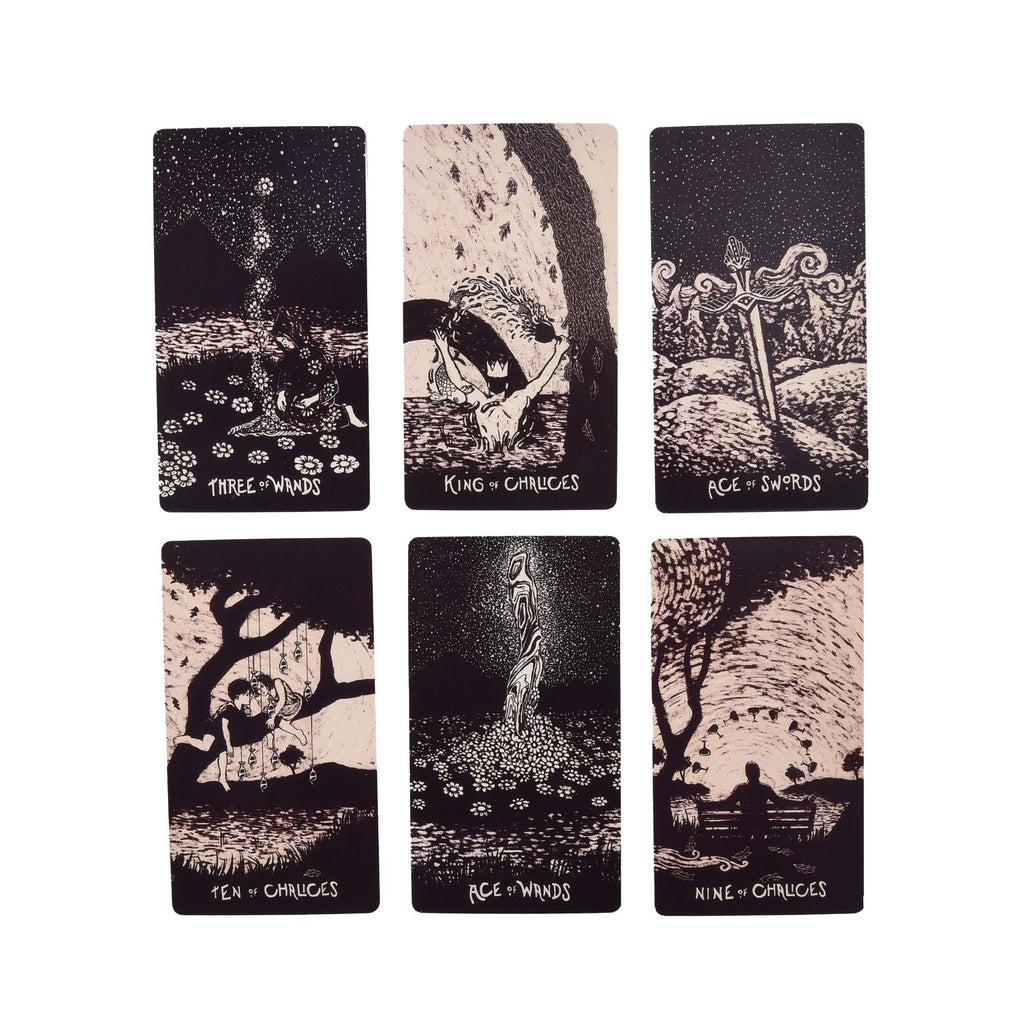 Black and White Light Visions Tarot Cards Set
