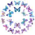 20 Pieces Small Butterfly Hair Clips Y2K Kawaii Accessories Clips for Thick Hair Cute Clips with Hair Glitter